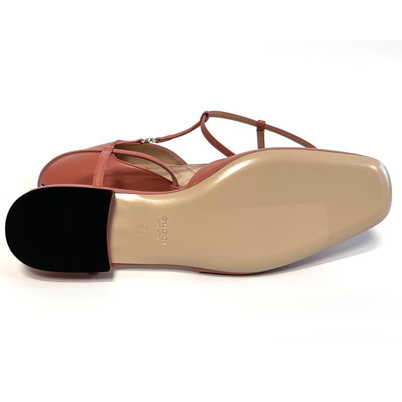 GUCCI Leather Ballet Flats 754136 BK000