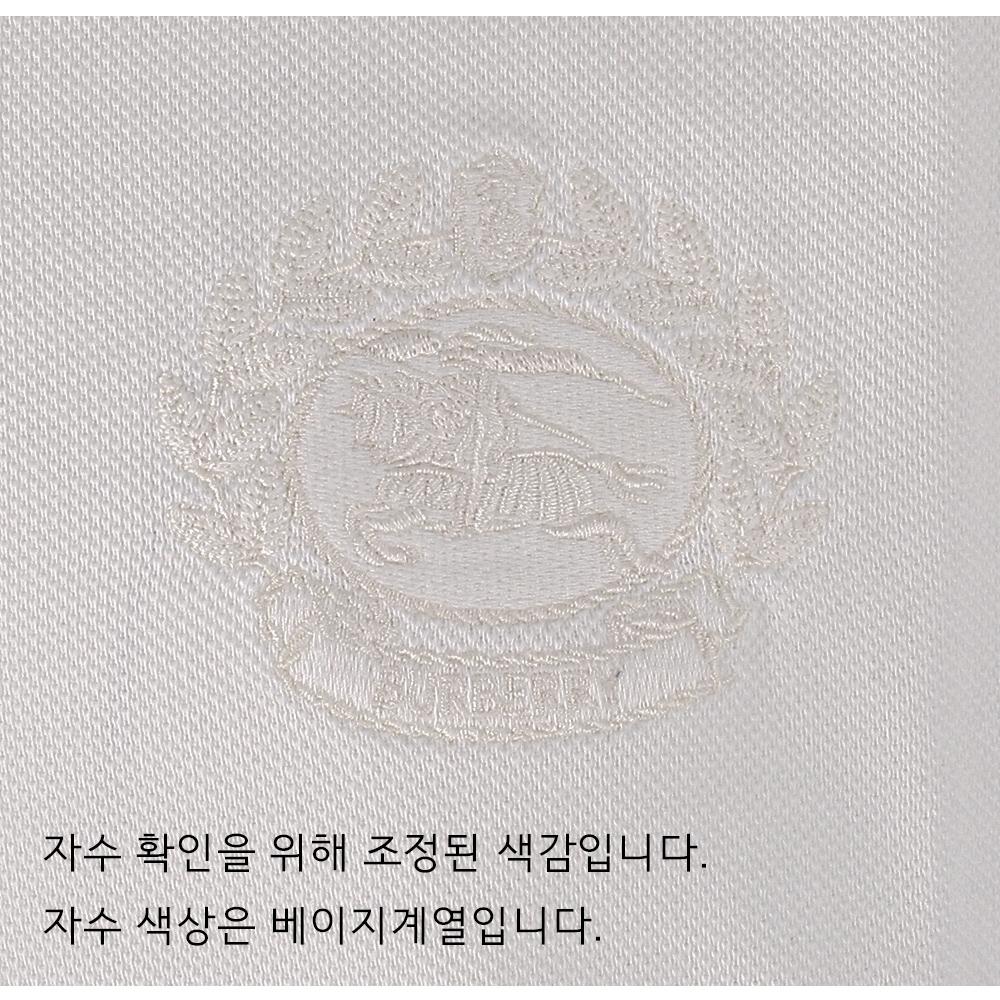 BURBERRY Logo Embroidered Short Sleeve Polo Shirt for Men