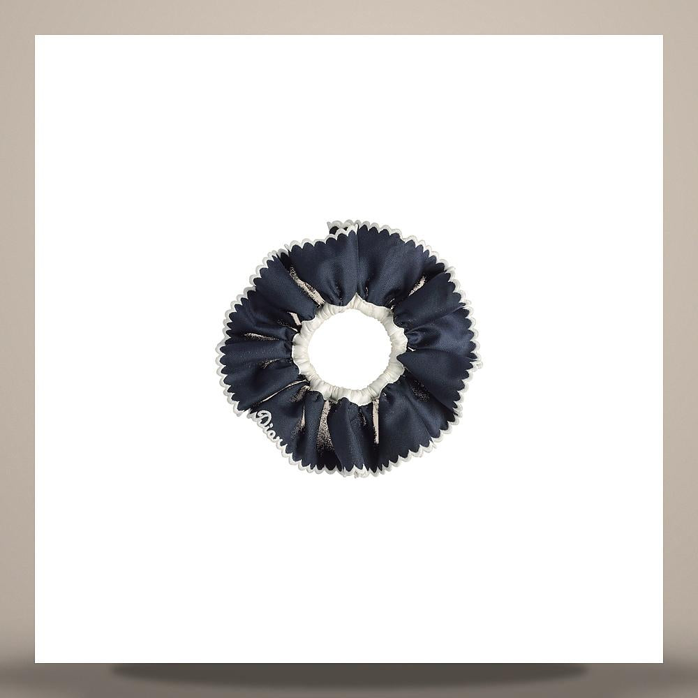 DIOR Sweet Navy Blue Silk Twill Hair Tie CPS00015ESKT C501