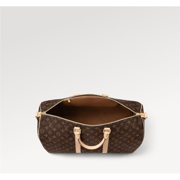 Louis Vuitton Keepall Bandouliere 50 Monogram Canvas Travel Shoulder Bag