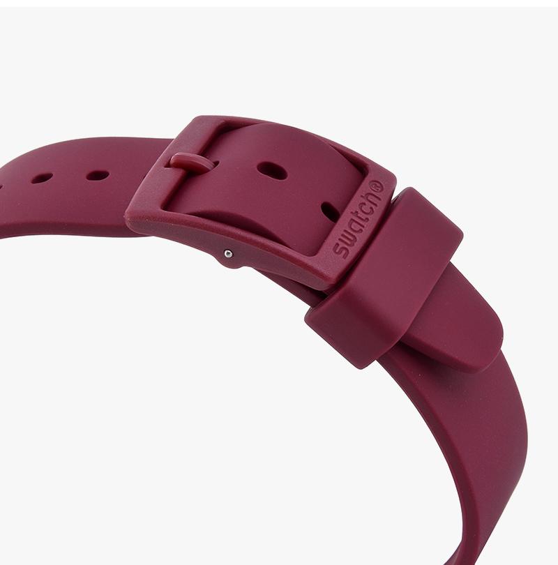 Swatch Unisex Urethane Rubber Watch SO28R115