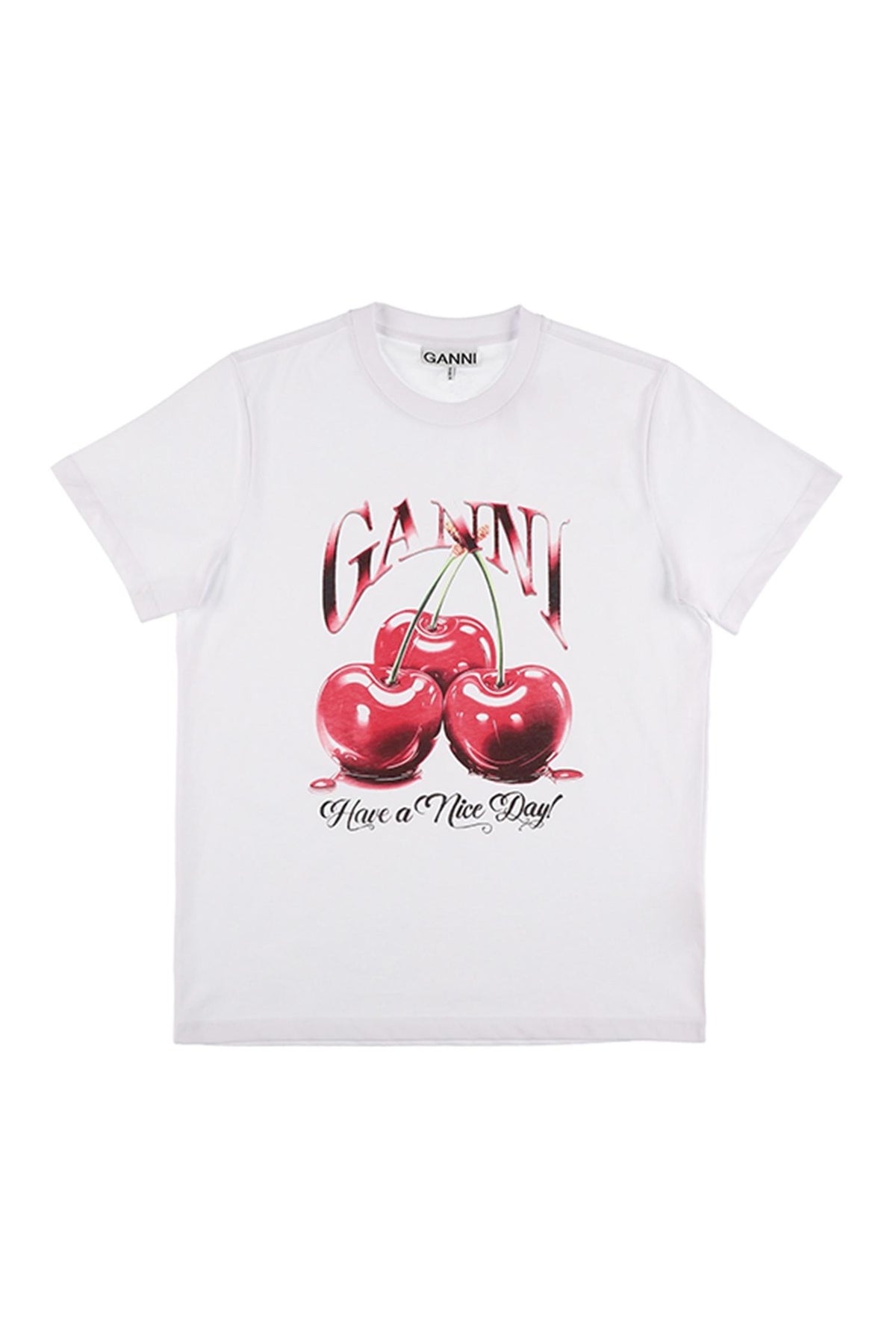 GANNI Women’s Short Sleeve T-Shirt T4004 151