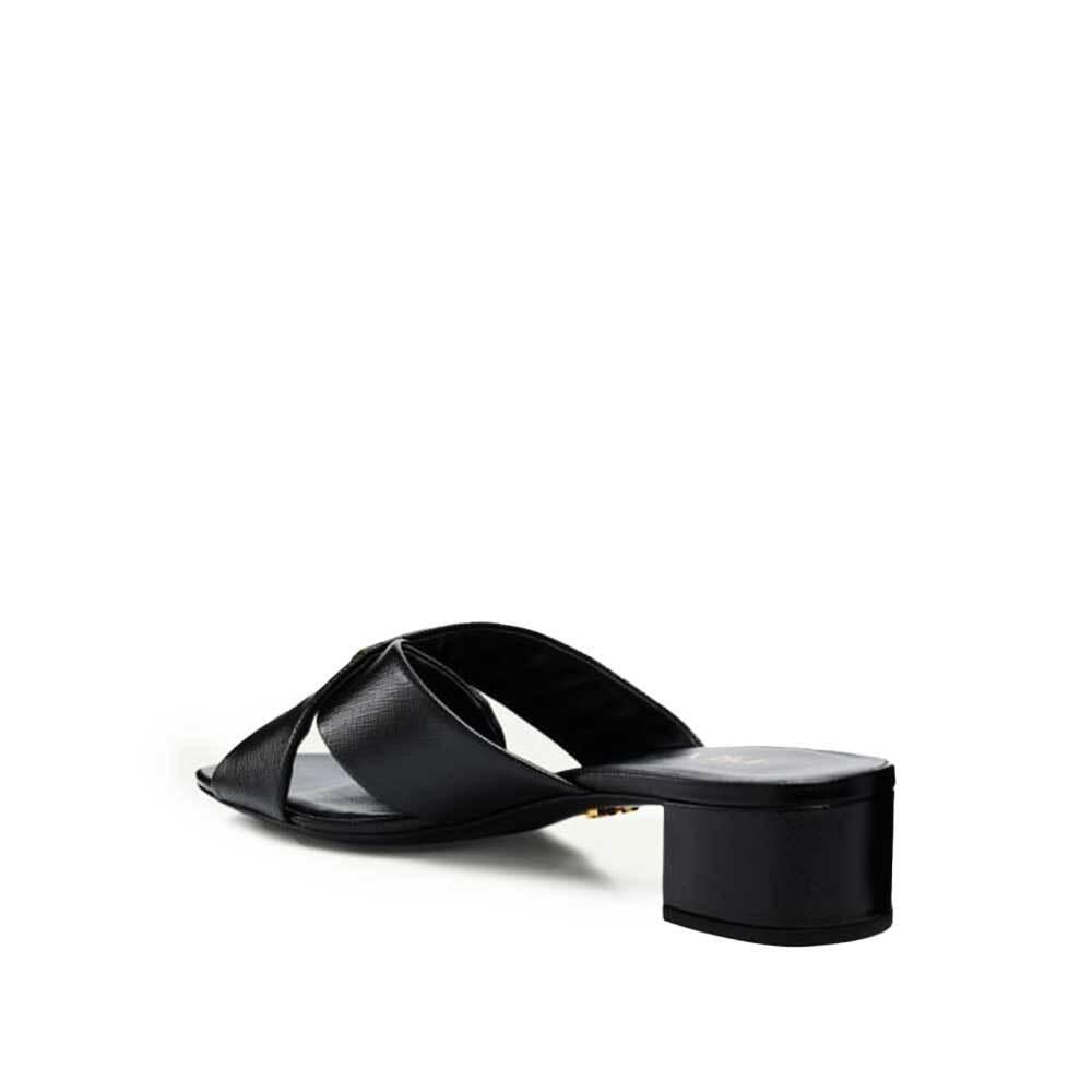 PRADA Triangle Logo Heel Sandal for Women 1XX788 035 F0002