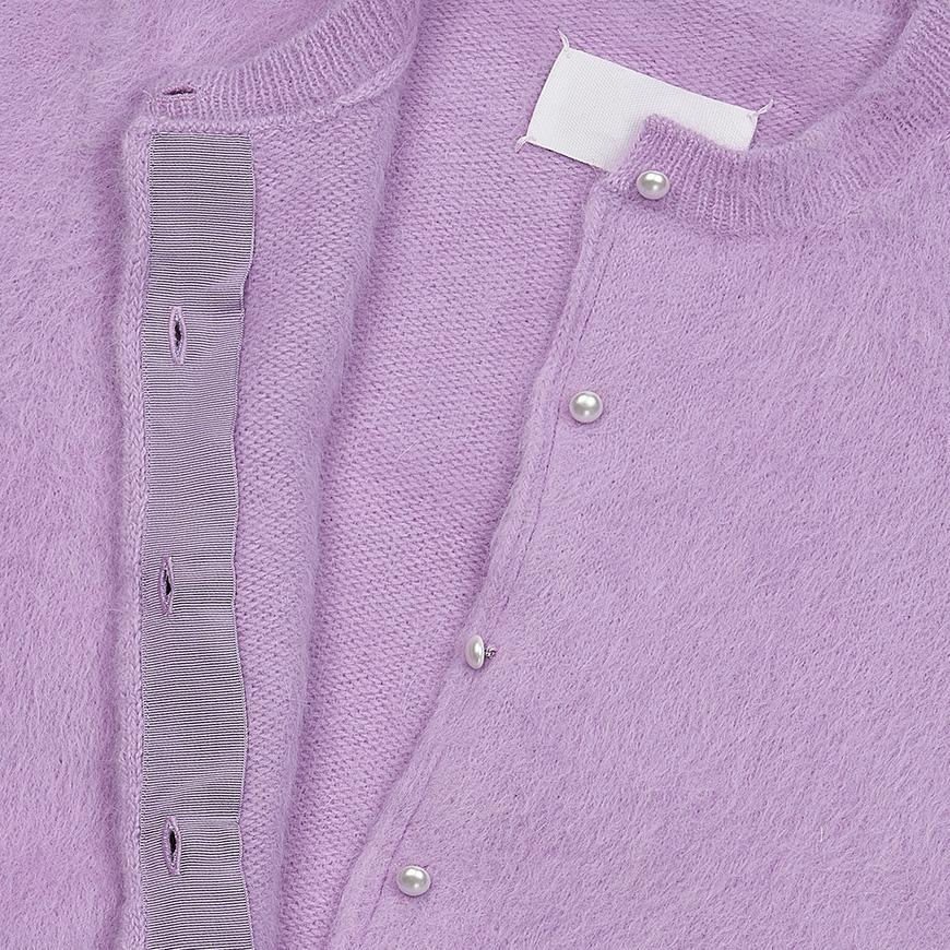 Maison Margiela Women’s Angora Short-Sleeve Cardigan S29HP0008 S18269 379