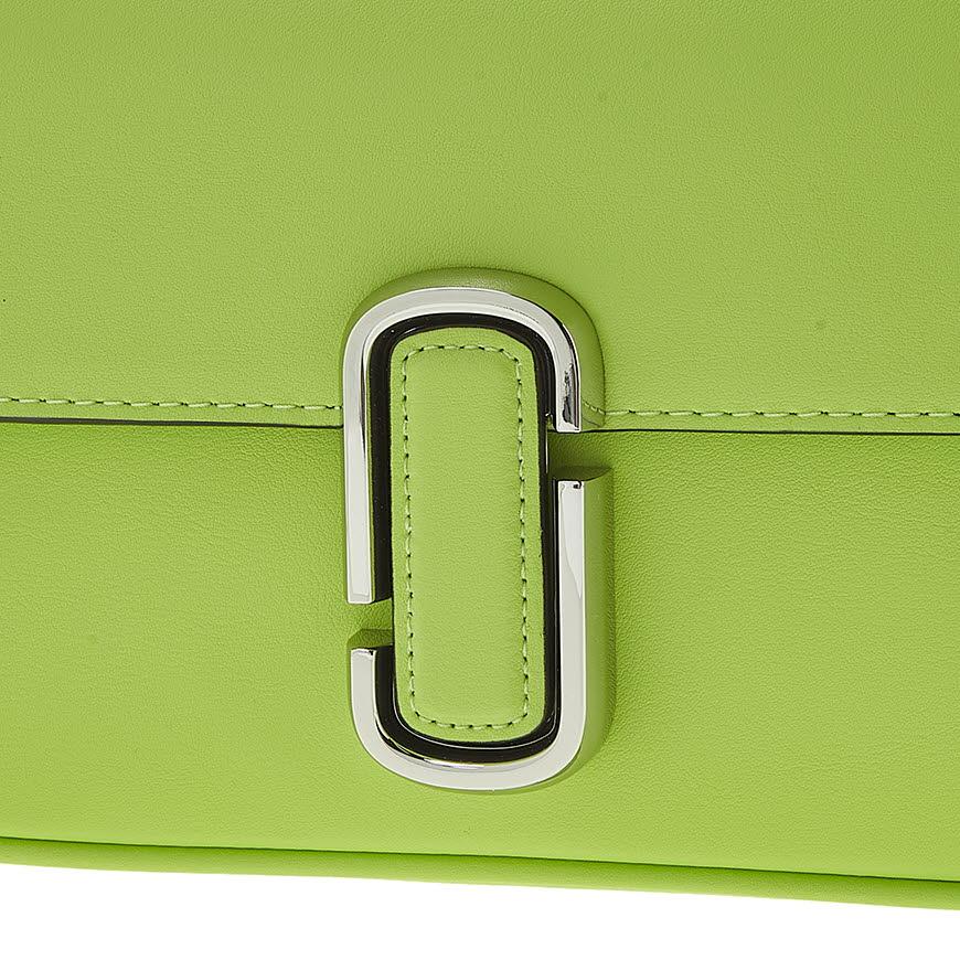 Marc Jacobs The J Marc Shoulder Bag Green Leather Women’s Shoulder Bag