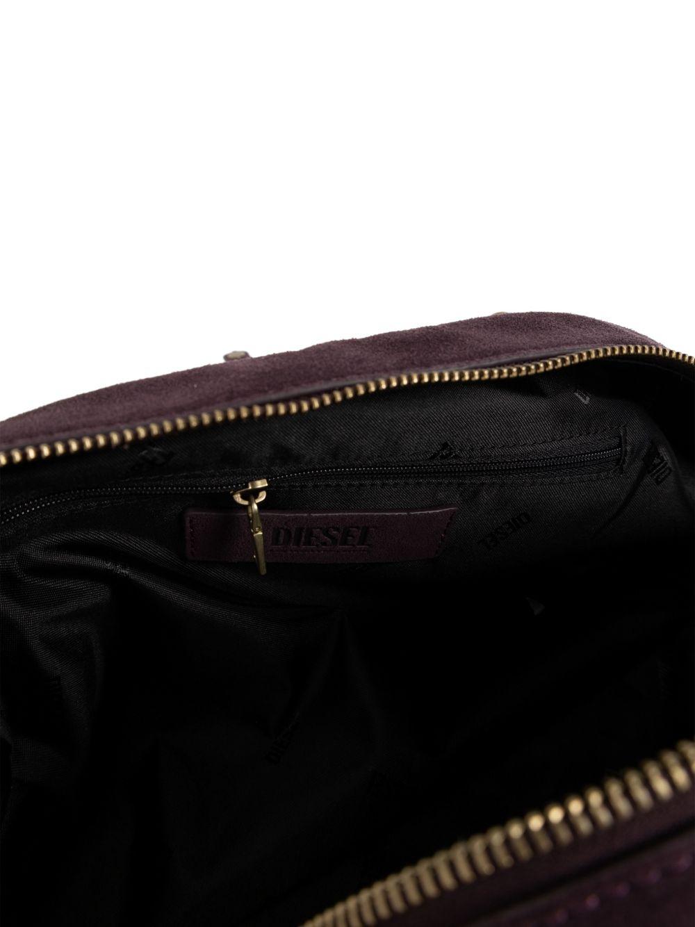 DIESEL Black Leather Crossbody Bag