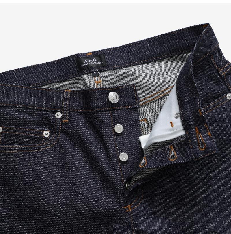 A.P.C. Unisex Classic Pants CODBS M09001 IAI INDIGO
