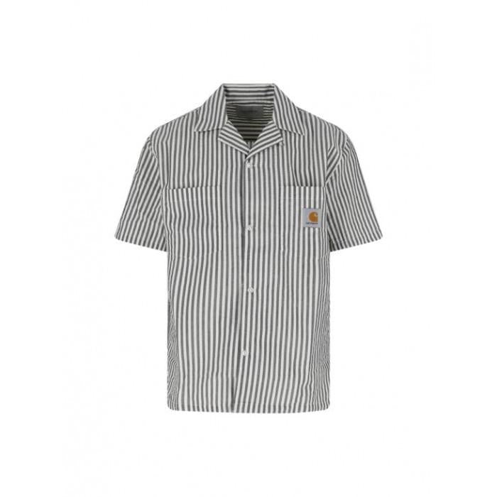 CARHARTT WIP Leavel Stripe Short Sleeve Shirt