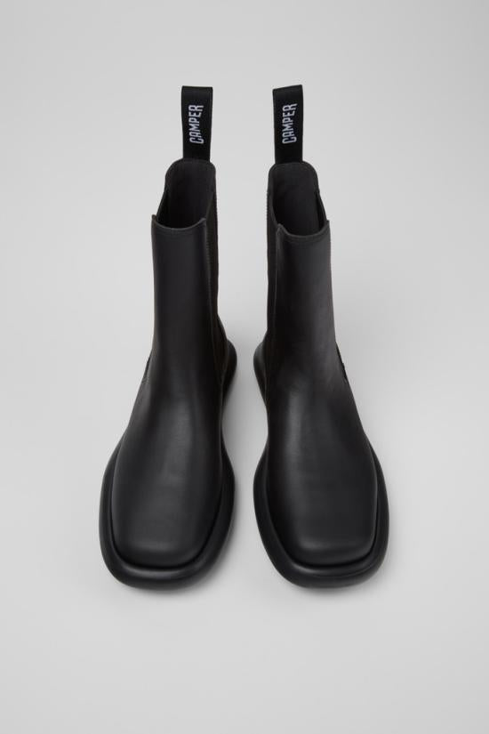Camper Black Leather Ankle Boots Women’s K400758 006 DOM