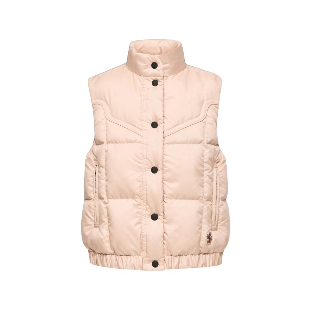 Moncler Down Vest Women’s Quilted Puffer Jacket Beige