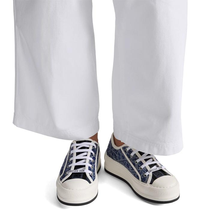 DIOR Platform Low-Top Sneakers KCK386DJE 30B DENIM