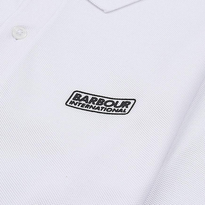 Barbour Men’s Essential Polo Short Sleeve T-Shirt White