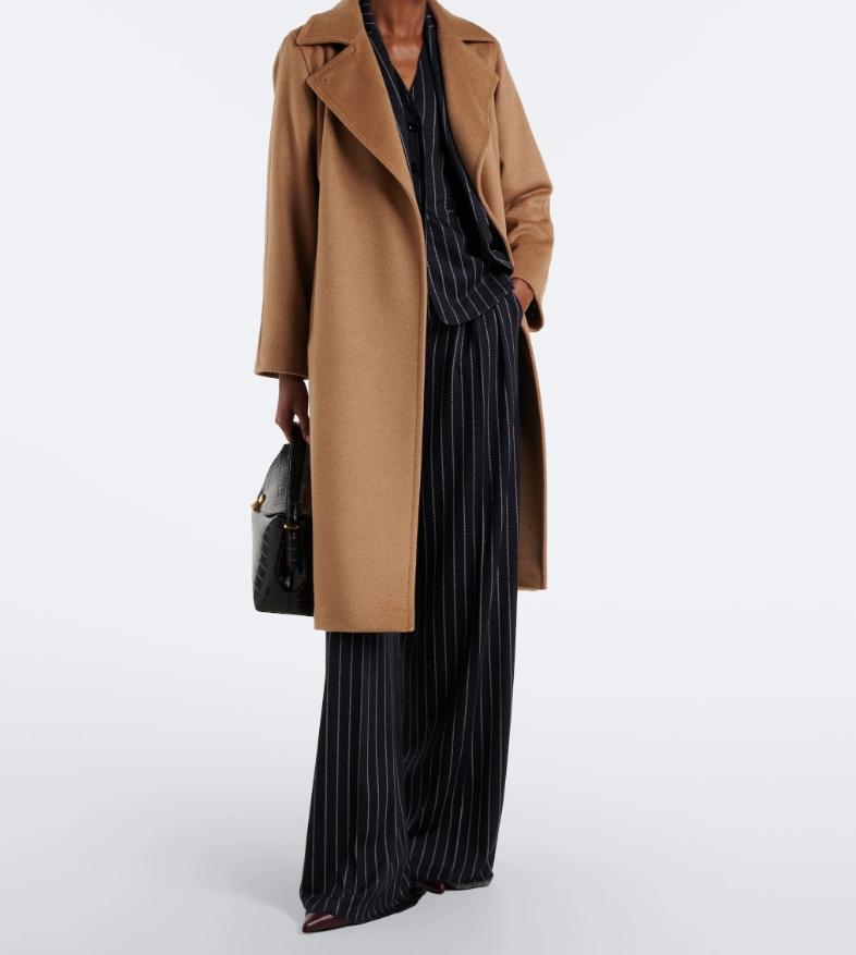 Max Mara Manuela Belted Camel Coat