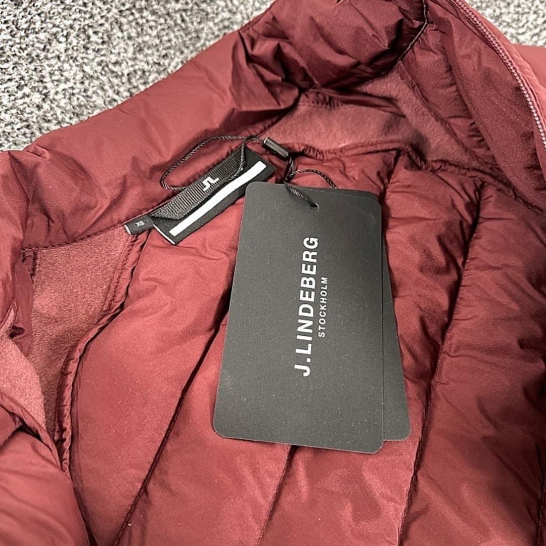 J LINDEBERG Women’s Burgundy Lightweight Down Jacket 1541311 900