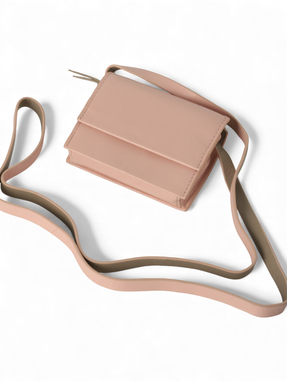 Dries Van Noten Strap Leather Card Case Rose Unisex Wallet Ac 242 012104 190 303