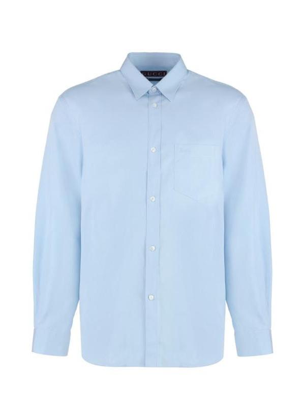 GUCCI Cotton Poplin Long Sleeve Shirt