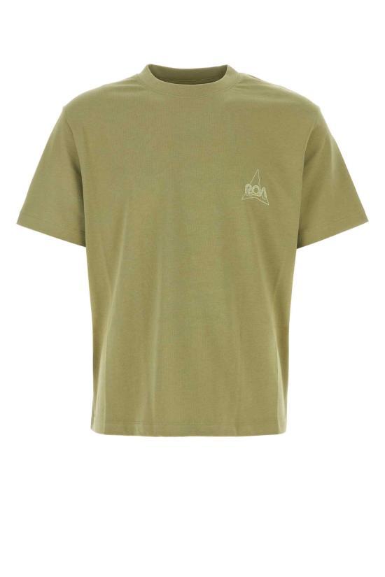 ROA Green Short Sleeve T-Shirt RBMW086 FA63 GRN