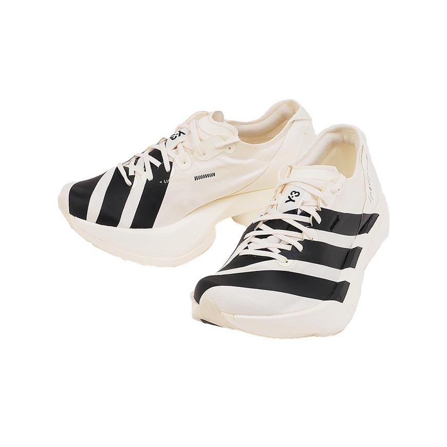 Y-3 Men's Adios Pro 4 Low Top Sneakers KI6875 OWHITE OWHITE BLACK