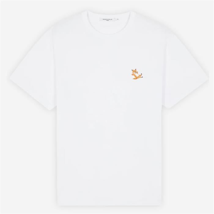 Maison Kitsune Relaxed Fox Logo Short Sleeve T-Shirt Black Navy White