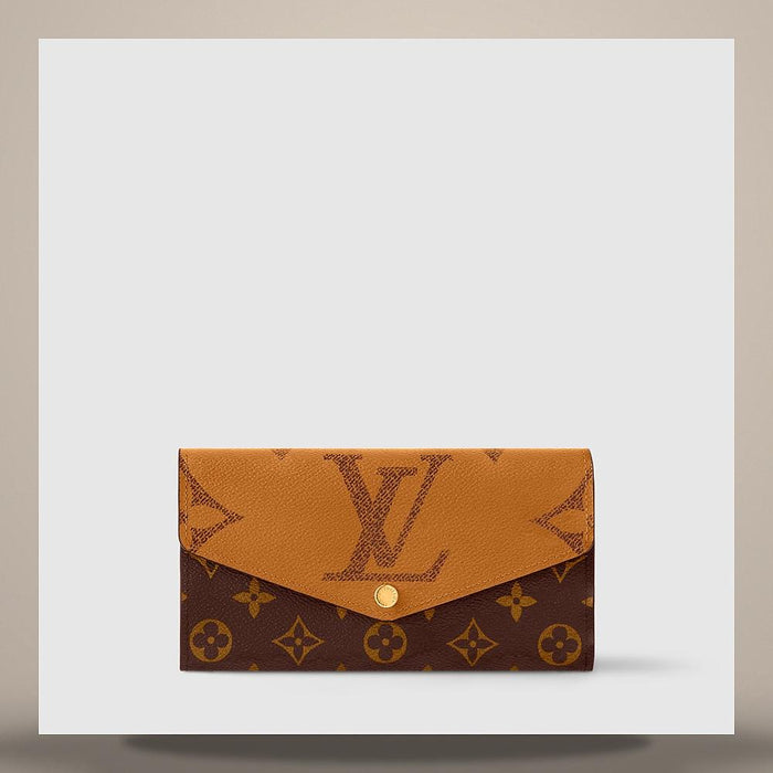 Louis Vuitton Monogram and Monogram Reverse Coated Canvas Sarah Wallet M96947