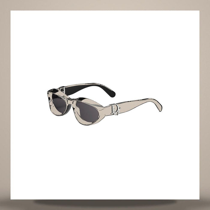 DIOR Oblique R1I Black Oval Sunglasses DOBLR1IXR 10A0