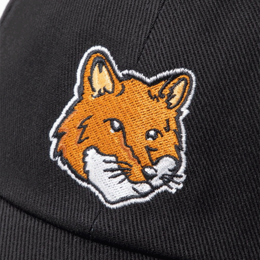 Maison Kitsune Fox Head Unisex Baseball Cap LM06103 WW0087 P199