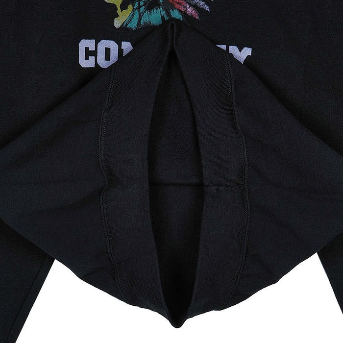 Wild Donkey Unisex WD Chief Crewneck Sweatshirt Black