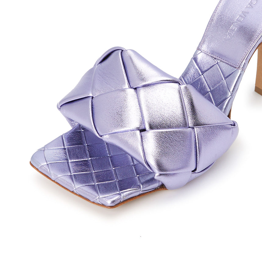 Bottega Veneta Women’s Leather Slide Sandals Slippers