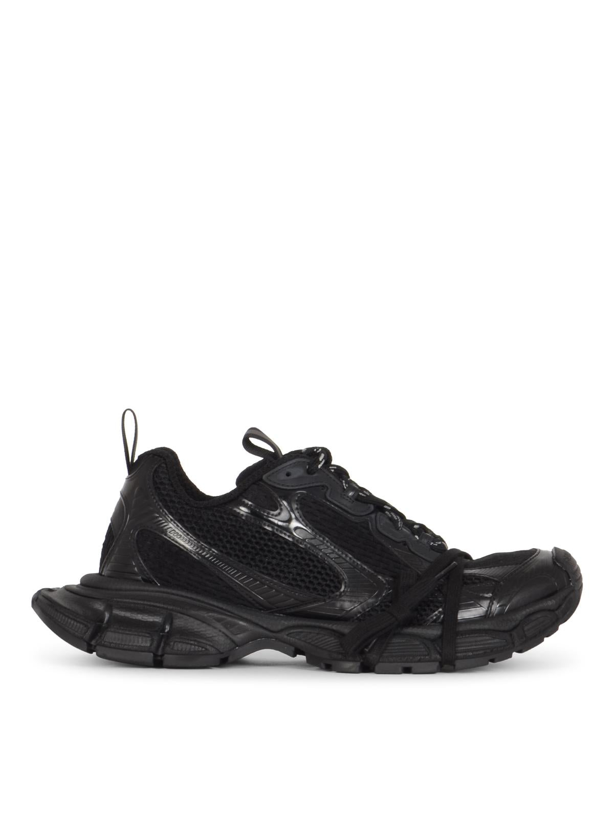BALENCIAGA White Leather Low-Top Sneakers for Men