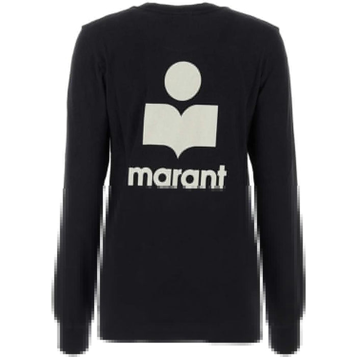 Isabel Marant Gabby Logo Print T-Shirt Black