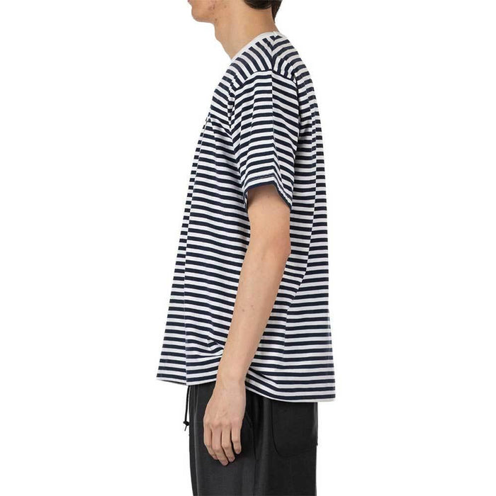 nanamica Coolmax Stripe Jersey T-Shirt S25SH120E NW