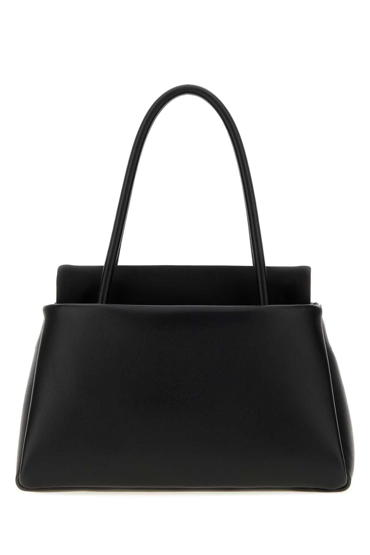 PRADA Black Leather Tote Bag