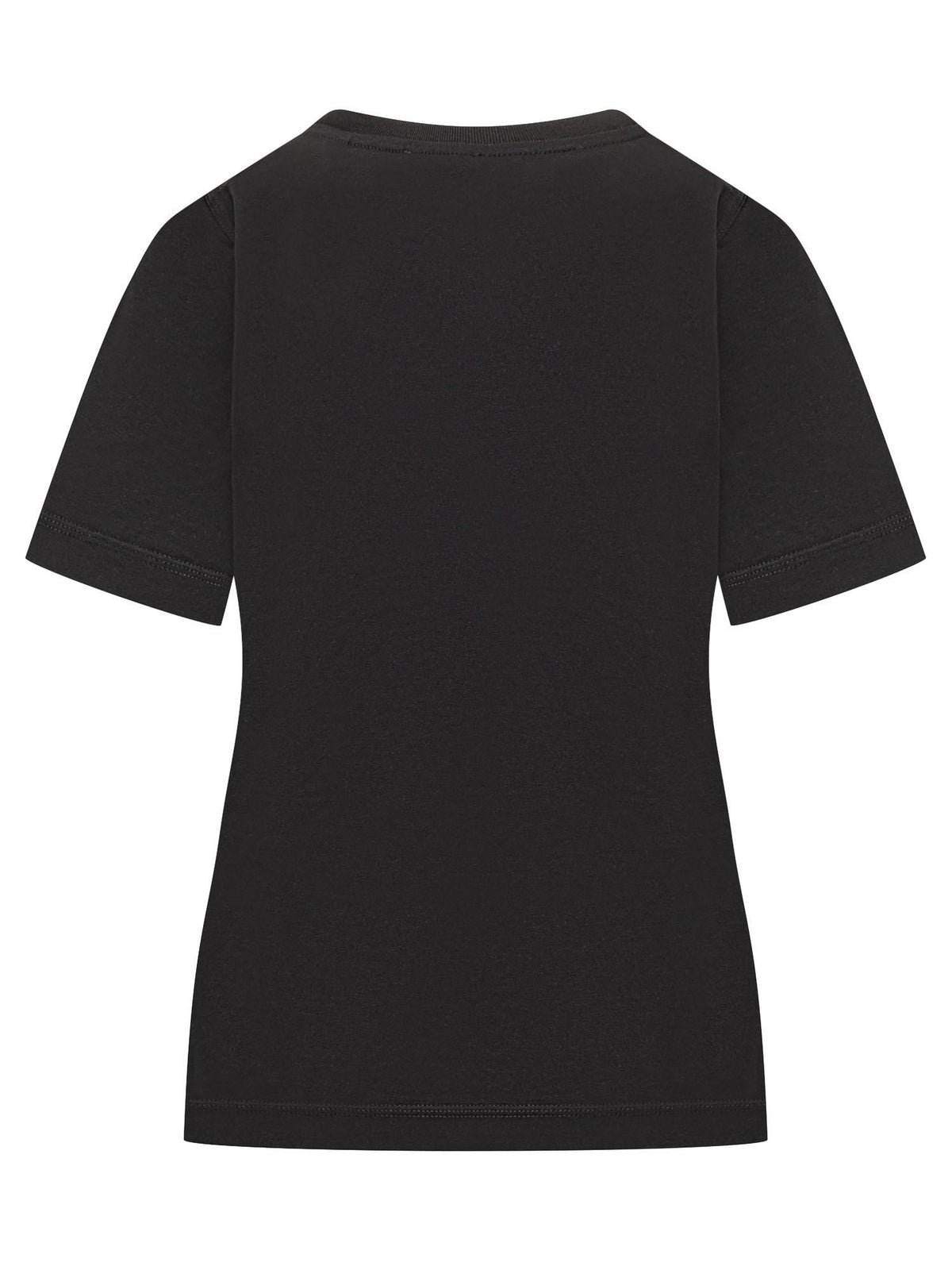 BURBERRY Black Short Sleeve Cotton T-Shirt