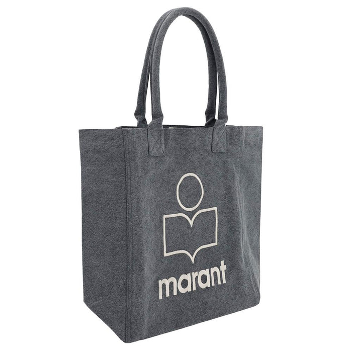 Isabel Marant YENKI Fade Black Leather Tote Bag