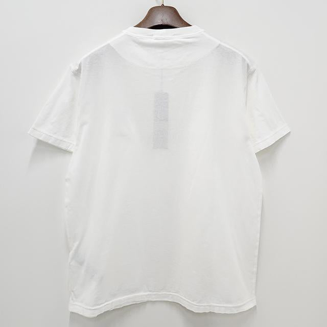 STONE ISLAND FISSATO Organic Cotton Logo Short Sleeve T-Shirt White
