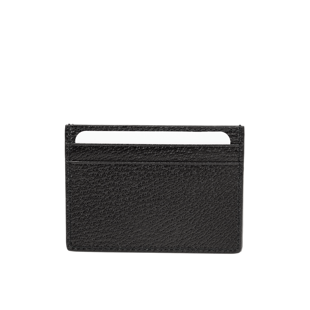 GUCCI Animalier Leather Unisex Card Holder Wallet 523685