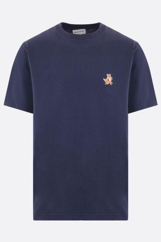 Maison Kitsune Speedy Fox Navy Short Sleeve T-Shirt