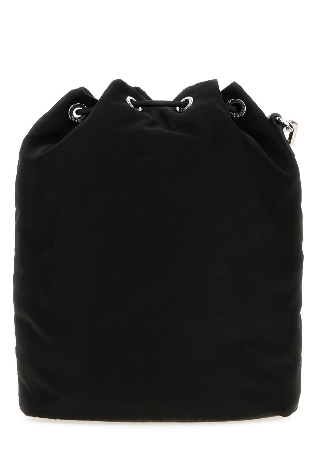 PRADA Black Nylon Zipper Pouch