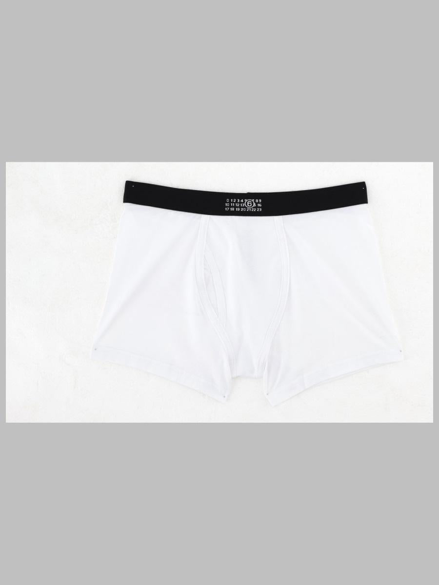 Maison Margiela White Cotton Brief Boxer Underwear Men