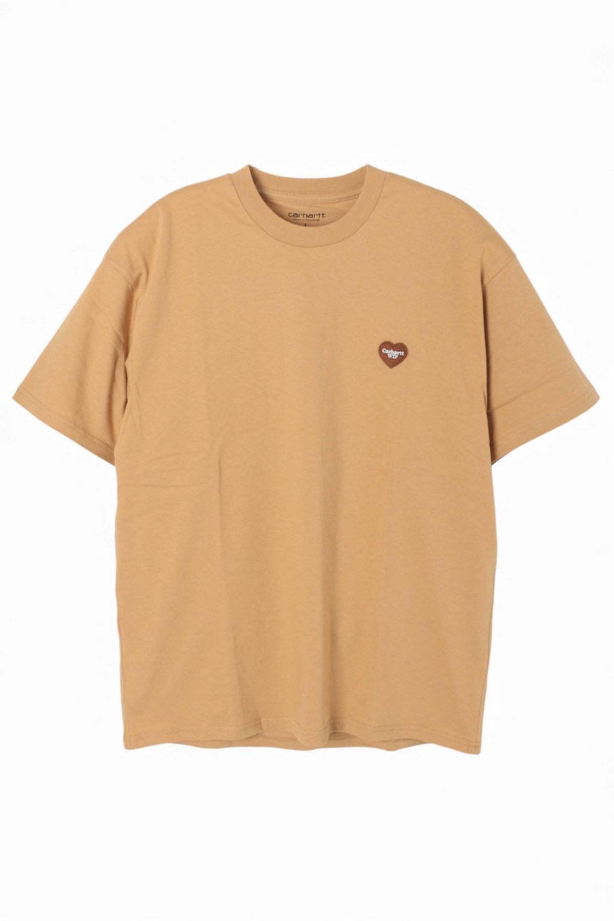 CARHARTT WIP Heart 2 Hartt Short Sleeve T-Shirt Dusty Hamilton Brown