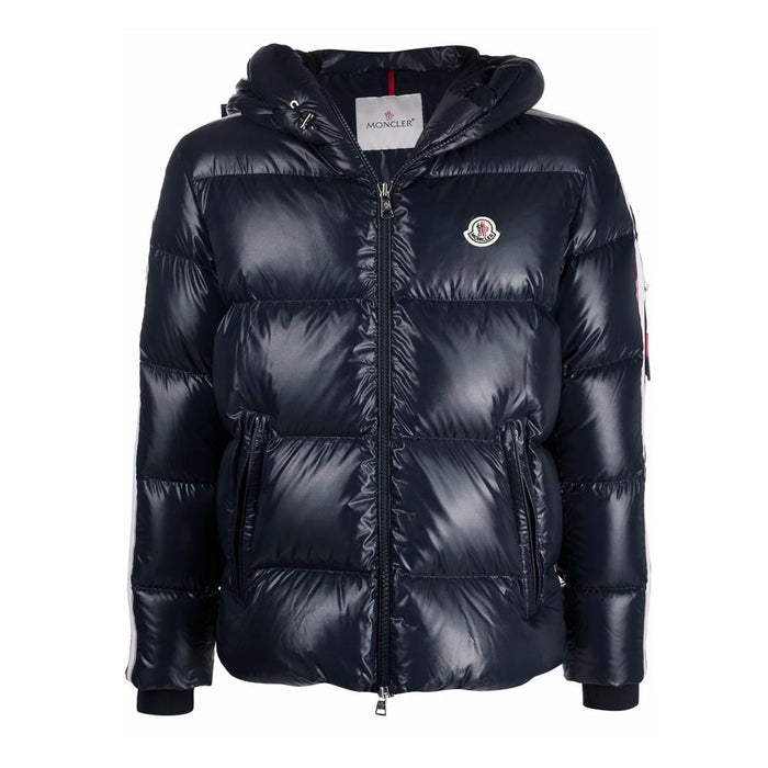 Moncler Dincer Lined Hooded Down Puffer Jacket Navy Men’s