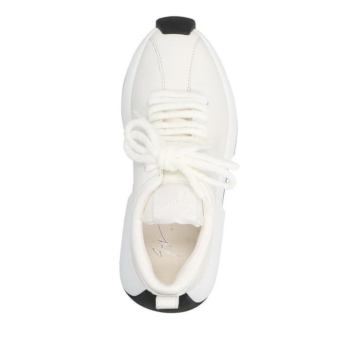 Giuseppe Zanotti Ferox Omnia White Women's Low-Top Lace-Up Sneakers