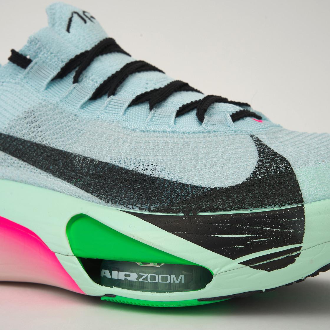 Nike Air Zoom Alphafly 3 Glacier Blue Mint Running Shoes Low-Top