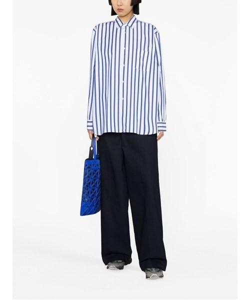 Comme des Garcons Women's Striped Poplin Shirt FK B043 S231 STRIPE