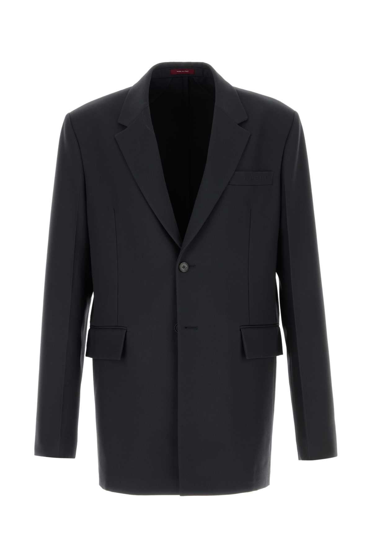 GUCCI Gray Wool Blazer Men’s Suit Jacket