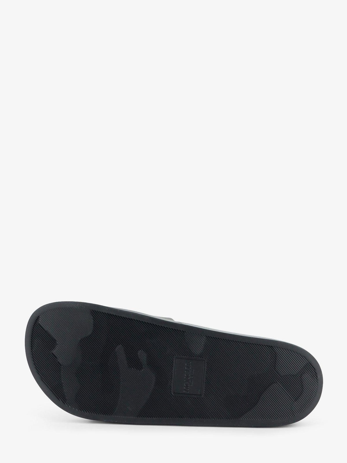 Moncler Black Logo Slide Sandals for Men