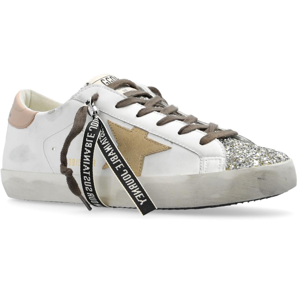 GOLDEN GOOSE Superstar Low-Top Leather Sneakers Women White