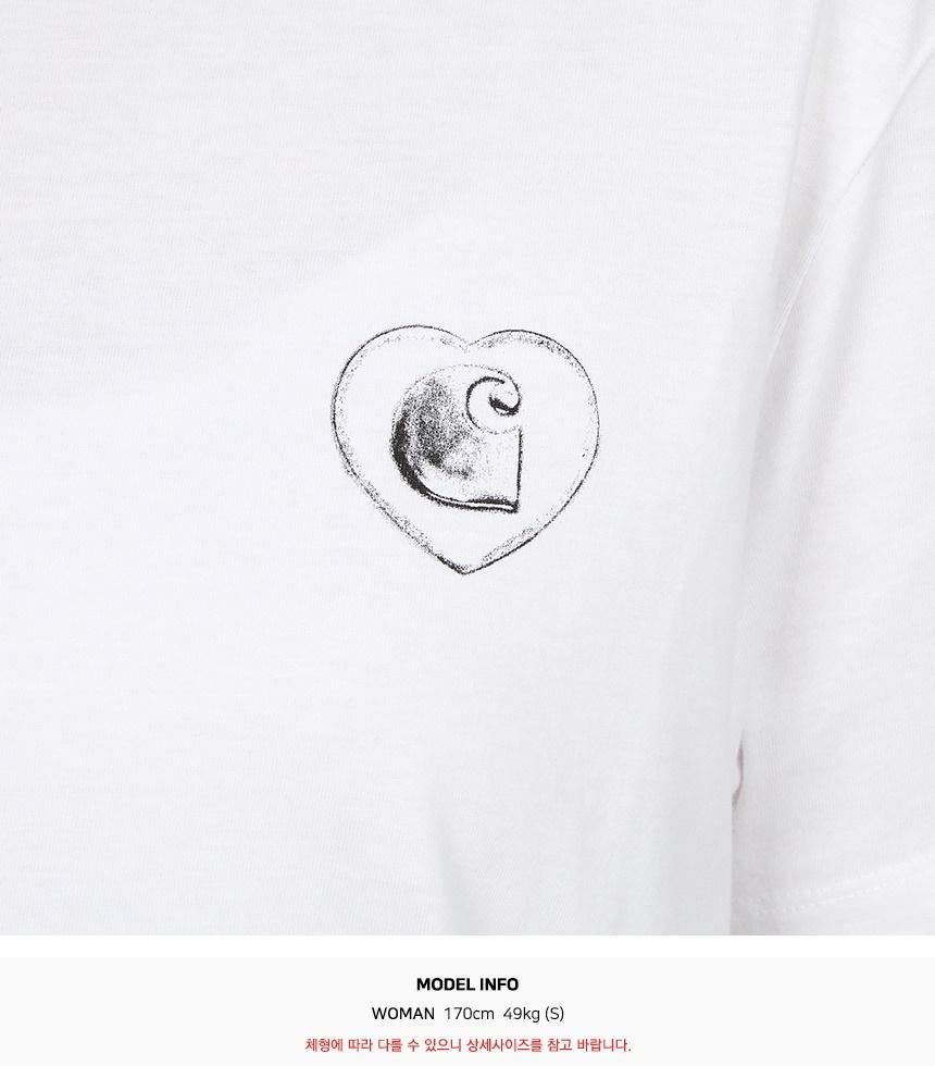 Carhartt Heart of Heart Graphic Women’s Short Sleeve T-Shirt I035477 02XX