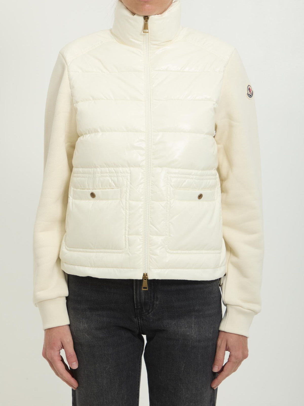 Moncler White Down Puffer Jacket Women’s