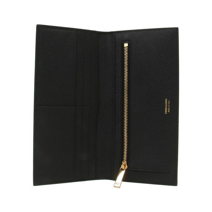 Ferragamo Gancini Organizer Long Wallet for Men 66 1458 0775653